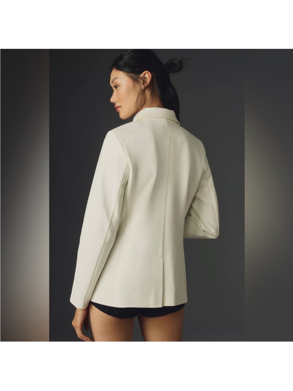 Anthropologie Dolan Left Coast Ponte Military Blazer Jacket - Picture 3 of 14